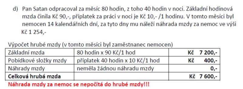 4 Výpočet hrubé mzdy (základní mzda časová měsíční) 5