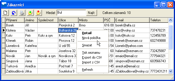 Informační systém pro podporu obchodní činnosti Strana 51 Obr.