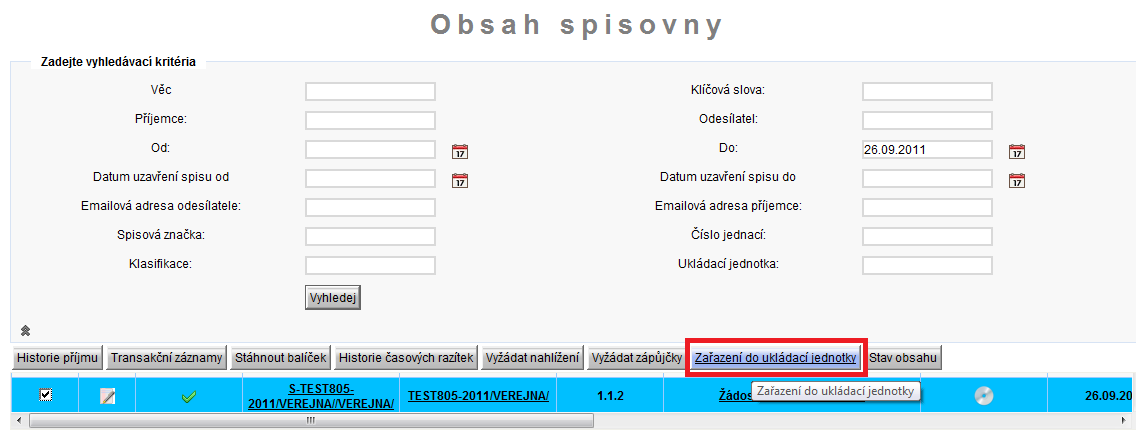 provést kontrolu platnosti časového razítka, kdy aplikace provede ověření pomocí veřejného klíče. Pokud je platnost stále v pořádku, u záznamu se zobrazí indikátor (platný). obr. 16.