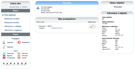 PCO - kryptování (AES 256bit, MD5 a RC4) UŽIVATEL