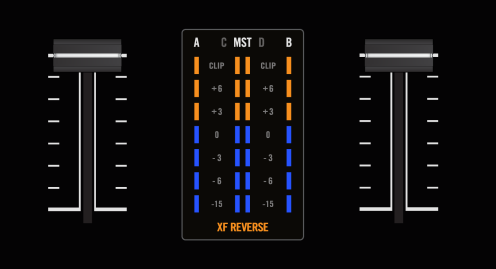 Jestliže podržíte SHIFT+SYNC A nebo B déle než jednu sekundu, rytmická mřížka z protějšího Track decku bude aplikována na odpovídající deck.