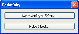 Nastavení plotru na typ štítku Pro přizpůsobení přiřazeného plotru typu štítku klikněte na tlačítko Kalibrace V následně zobrazeném okně můžete