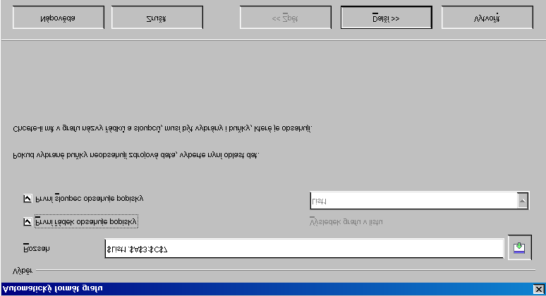 Když klepneme na plochu listu, otevře se dialogové okno Automatický formát grafu, který nám pomůže vytvořit graf. Obr. 40.