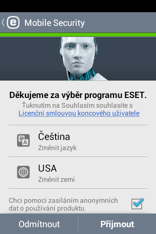 2. Instalace 2.2 Instalace z Google Play Instalaci ESET Mobile Security můžete provést následujícími způsoby.