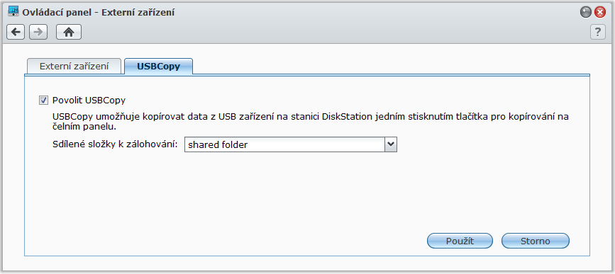 Nastavení zařízení DiskStation jako cíle zálohování aplikace Time Backup: Uživatelská příručka Synology DiskStation 1 Přejděte do části Hlavní nabídka > Ovládací panel > Síťová záloha.