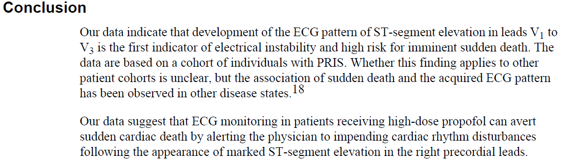 PRIS: ECG