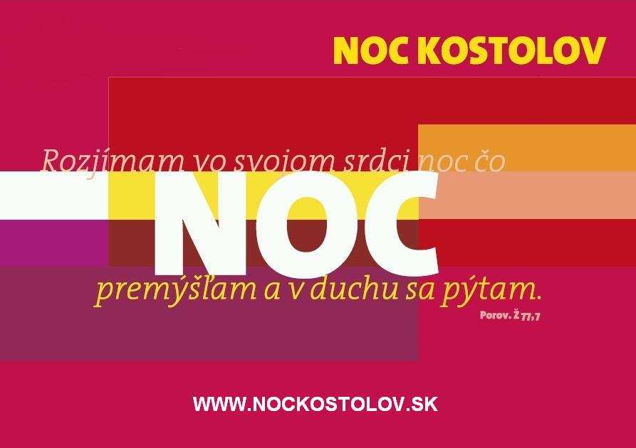 PŘÍLEŽITOST K RŮSTU Noc kostelů vytváří příležitost k růstu.