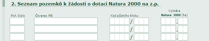 Součet V případě změny deklarace doporučujeme poţádat na AZV o nový předtištěný formulář. Pokud ţadatel nevyuţije této moţnosti, je povinen změnit údaje v jednotlivých součtových polích ručně.