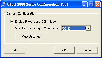 Funkce Fixed-base COM Funkce Fixed-base COM Nastavení pevného výchozího čísla COM portu Stejné číslo COM portu po instalaci Stejné číslo COM portu po výměně za jiný
