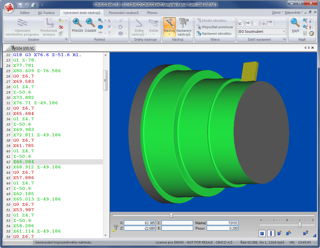 Přehled 10 Přehled Určení CIMCO Edit v7 lze provést pro provádění změn a kontrolování CNC programů pro vaše CNC stroje.