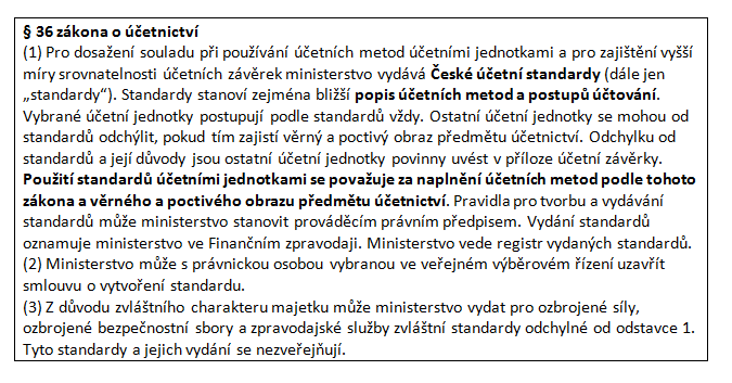 KNIHA 5: ČESKÉ ÚČETNÍ STANDARDY 1 Právní úprava českých účetních standardů 2 Počet účetních standardů Z výše uvedeného vyplývá, že české účetní standardy jsou vydávány opět pro