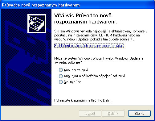 NASTAVENÍ PŘÍSTROJE K nastavení přístroje je zapotřebí notebook popř. běžné stolní PC (umístěné v dostatečné blízkosti regulátoru) s CD mechanikou a USB rozhraním (dále jen počítač).