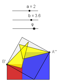 6. První obrázek modelu je hotov, pro konstrukci druhého si připravíme vektory posunutí u, v, w, r, s a t. Zadáme je např.