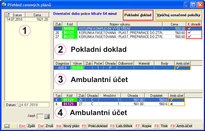 Strana 4 červenec 2010 Vyzkoušejte vylepšený cenový plán Cenový plán ošetření je rozšířen o možnost vyúčtování a fakturaci jednotlivých položek.