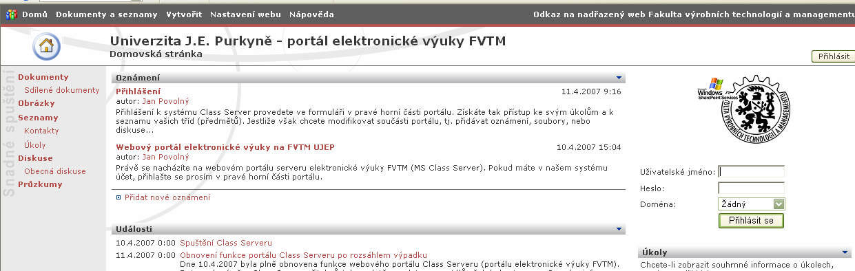 To předpokládá především zajistit materiální podmínky pro jeho fungování (zavádění prvků e-learningu, vytváření učebních materiálů, zpřístupnění nabídky studijní literatury, atd.).