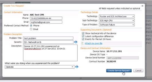 USE CASE: Help desk operator sees a problem with a gateway router and uses Cisco smart interactions to help quickly isolate and