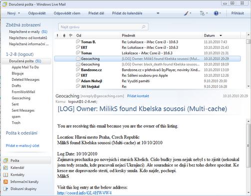 E-MAILOVÝ KLIENT Ve starších verzích Windows byl oblíbeným e-mailovým klientem Outlook Express, který však tradičně obsahoval velké množství bezpečnostních děr a chyb a umožňoval rychlé šíření