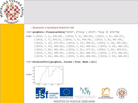 Jan Říha Moderní přístup k aplikacím matematických