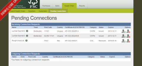 Jak mám začít? 3 Přijměte žádosti o spojení od vašich odběratelů. Jsou uvedeny v seznamu Incoming Connection Requests (příchozí žádosti ke spojení). 1.