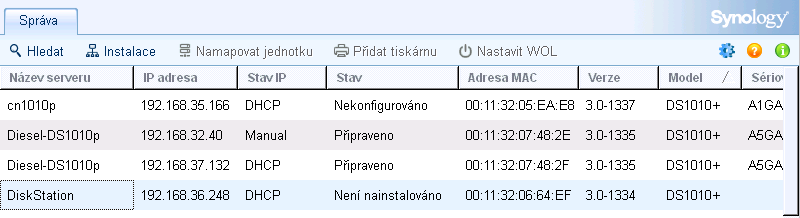 Kapitola Instalace systému DSM Kapitola 3: 3 Systém DiskStation Manager (DSM) pro stanici DiskStation můžete nainstalovat provedením následujících kroků v počítači v síti.