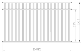 Plotová pole - rustikální Kovové plotové pole je žebrované a zakončené buď ozdobnými špičkami, nebo líniovým profilem. Vytváří tak estetický základ kovového plotu.