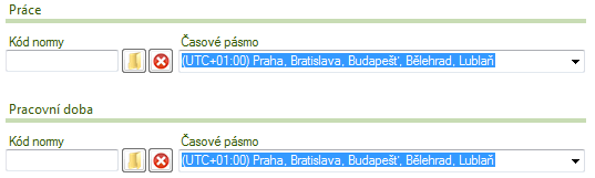 Volba Vložit interval změny normy: - Touto volbou vyberete období stanovené omezeným intervalem, které bude vyhodnoceno vybranou normou.