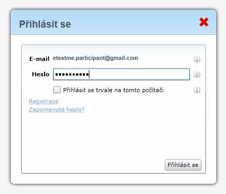 Po absolvování testu je na tomto místě možno získat podrobné informace o dokončení testu, tedy nejen datum a čas dokončení, ale také výsledky jeho jednotlivých sekcí.