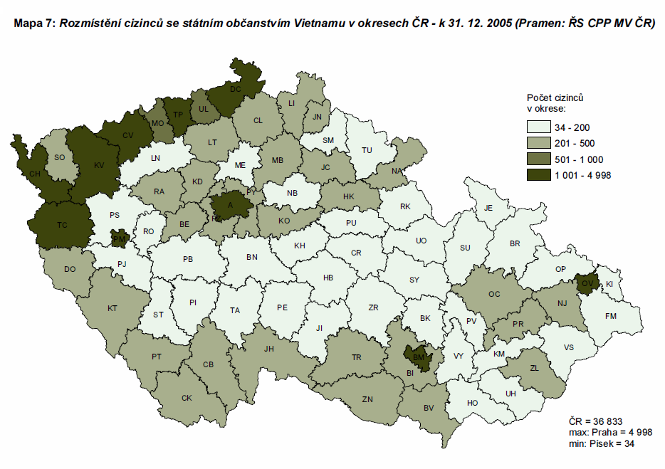 3. Počátky vietnamské komunity v okrese Cheb Česká republika byla pro občany Vietnamu oblíbenou cílovou zemí již před rokem 1989 a s životem v ní měli relativně dobré zkušenosti.