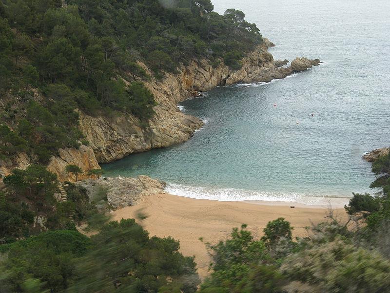 Costa Brava ( Španělsko) pobřeží v Katalánsku