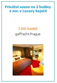 NA LOĎ DO SAUNY Restaurace golfyacht Prague spolu s wellness centrem pro vás