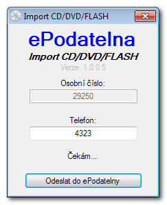 Postup pro automatický import CD/DVD a Flash disku: vložení média do PC (mechanika nebo USB) kliknout na odkaz Spustit automatický import CD/DVD/FLASH z Vašeho počítače.