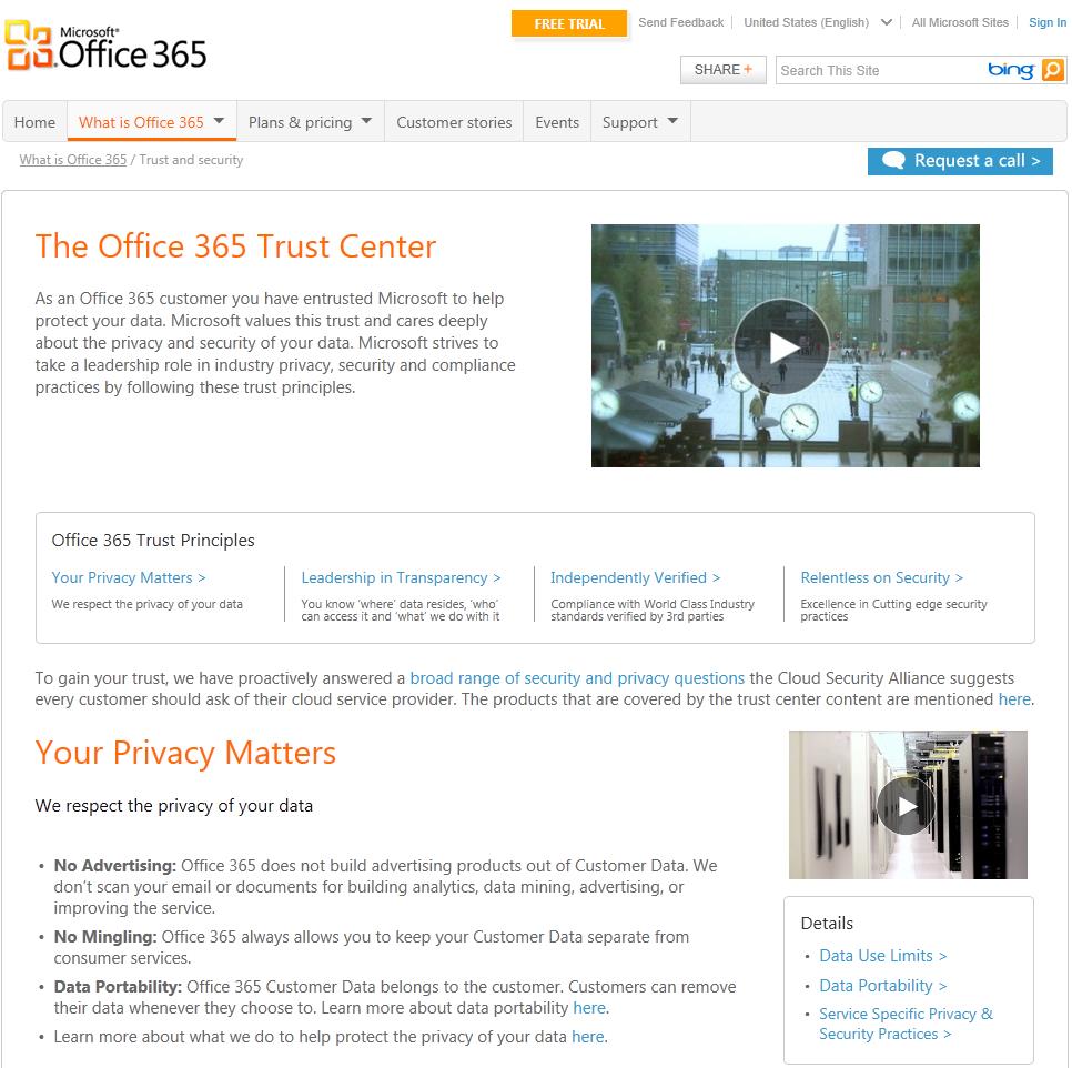 http://trust.office365.com http://www.