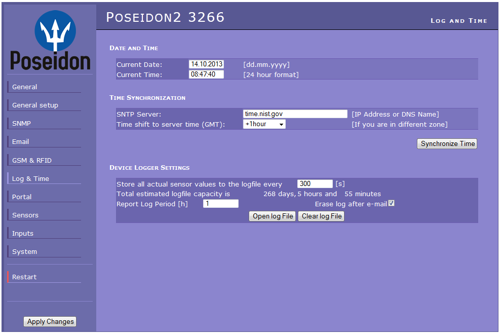 GSM IP adresa kde je umístěná HWg-SMS-GW přes kterou bude Poseidon2 posílat SMS.