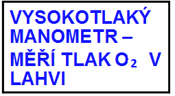 REDUKČNÍ VENTIL KYSLÍKOVÉ HODINY NÍZKOTLAKÝ MANOMETR MNOŽSTVÍ O2 K NEMOCNÉMU