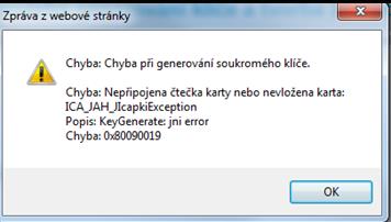 6.9. Mazání klíčů z čipové karty Máte-li čipovou kartu zaplněnu (max. 8 párů certifikátů na kartě), v aplikaci SecureStore smažte některý expirovaný certifikát.