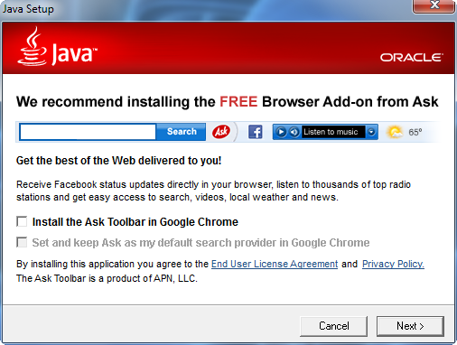 Mozilla Firefox Stiskněte tlačítko Free Java Download, poté Agree and Start Free Download a tlačítkem Uložit soubor stáhněte soubor do PC.