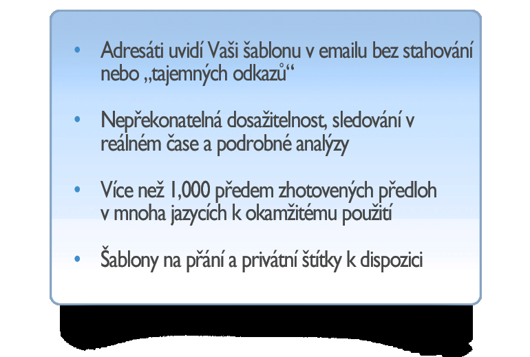 Vytvořte speciální vzpomínky s rodinou a přáteli, na které nikdy nezapomenou. A proč ne? Více než 1,4 bilionu lidí používá denně email. Kdyby uživatelé emailu tvořili národ, byl by největší na světě.