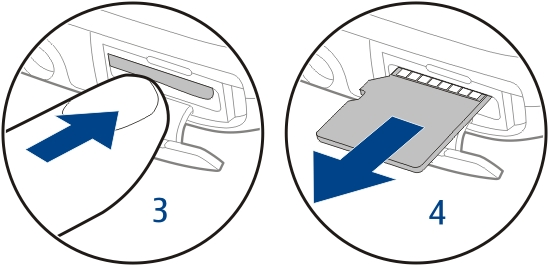 Začínáme 13 Vložení paměťové karty 1 Pomocí nehtu otevřete kryt slotu paměťové karty. 2 Zkontrolujte, zda plocha kontaktů na paměťové kartě směřuje nahoru.