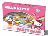 Hra obsahuje: herní plán 4 vysekávané figurky hrací kostku návod Hello Kitty party game Roztomilá Hello Kitty Vás zve do svého světa. Kitty se ráda baví a setkává s přáteli, proto uspořádala párty.