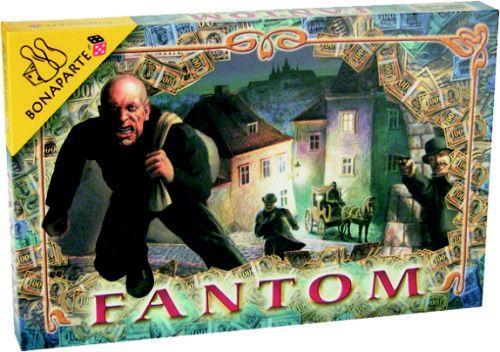 Hra obsahuje: herní plán tabulku 6 figurek hrací žetony Hra Fantom Spletí uliček starého města se proplétá tajemný Fantom a uniká tak pětici detektivů, kteří jdou po jeho stopách.