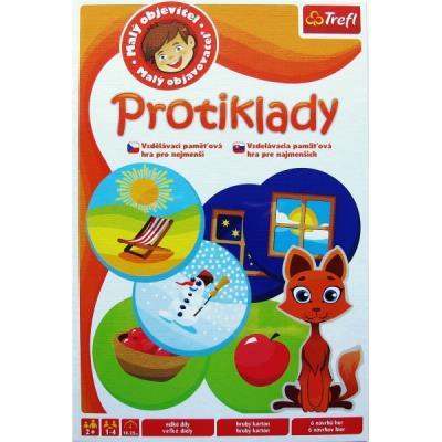 Obsah hry: Návod na hru 22 kulatých dílků Protiklady se přitahují! Při této didaktické hře pro děti se dají hravým způsobem vysvětlovat rozdíly mezi nepořádkem a pořádkem nebo létem a zimou.