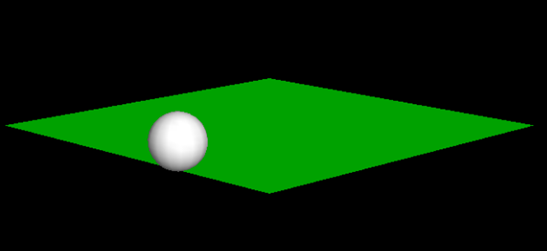 Úloha č. 3. - Kategorie C - Házení kuliček Programujte v režimu 3D bez Baltíka 35 bodů a) Na začátku programu se vytvoří zelená plocha 20x20 metrů, jejíž roh bude na souřadnici 0,0,0.