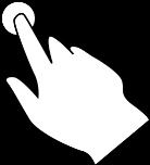 Používání gest Používání gest K ovládání navigačního zařízení lze používat gesta. V jednotlivých částech referenční příručky je popsáno, která gesta můžete používat.
