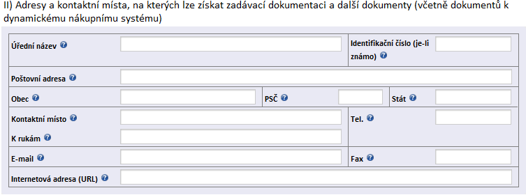 v obchodním rejstříku, u ostatních subjektů se uvádí název organizace/instituce, u fyzických osob se uvádí jméno a příjmení fyzické osoby (text, max. 255 znaků, logická vazba NUTNO VYPLNIT).