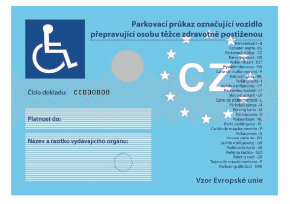 Poznámka: "Označení vozidla přepravujícího osobu těžce pohybově postiženou" bylo zrušeno vyhláškou č. 290/2011 Sb.
