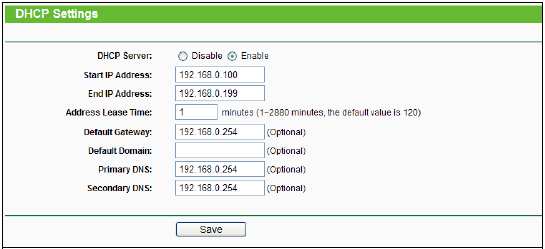 Obr. 4-17 Nastavení DHCP - nepovoleno Obr. 4-15 Throughput Monitor Rate - Jednotka přenosové rychlosti Run Time - Jak dlouho funkce běží.