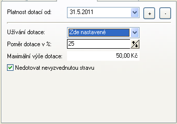 6. Kategorie strávníků Obecné Definice názvu kategorie, pro kterou jídelnu bude tato kategorie platit a zda se má povolit pro tuto kategorii burza jídel.