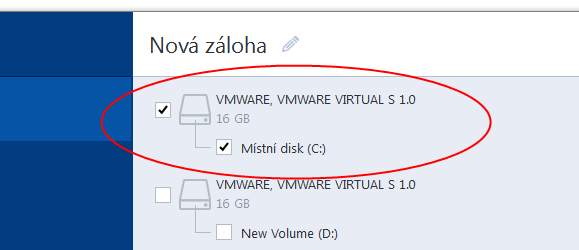 5.1.3.1 Příklad obnovení systému UEFI Příklad přenosu systému za uvedených podmínek: Zdrojový disk je MBR a můj operační systém podporuje systém UEFI. Cílový systém je spouštěný ze systému UEFI.