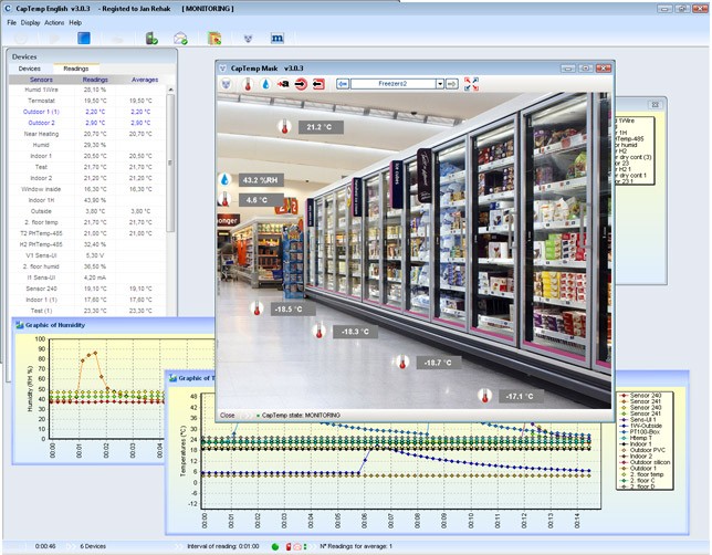 HWg-PDMS Windows aplikace logování dat a rychlého exportu protokolů do MS Excel. Hodnoty senzorů z připojených zařízení ukládá do databáze. Příjem hodnot po XML (http) i přes email.