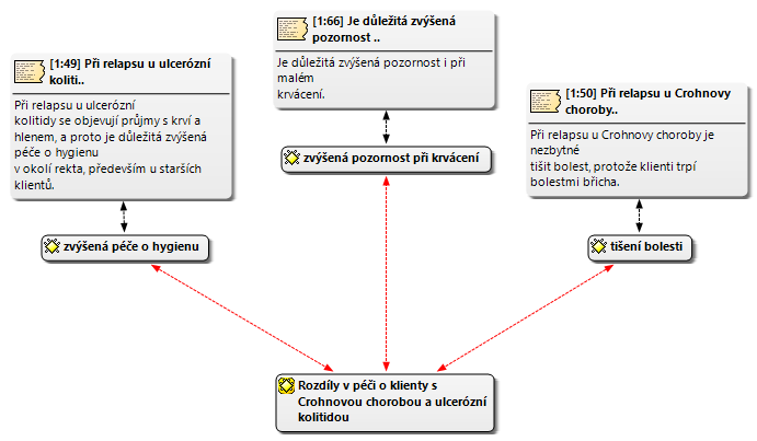 Schéma 5 Rozdíly v ošetřovatelské péči o